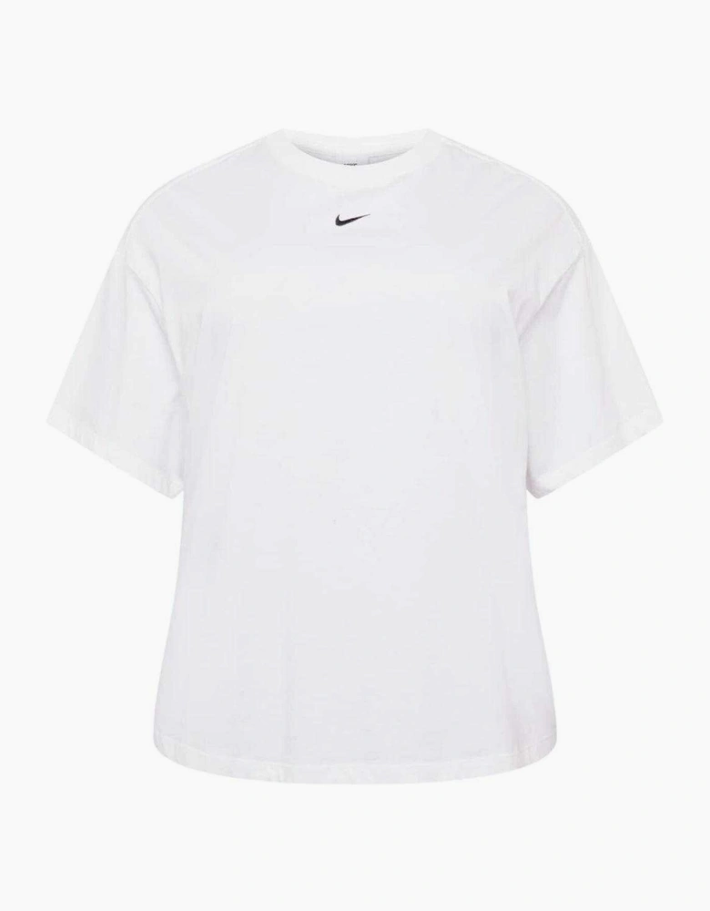 Womens/Ladies Small Logo Plus T-Shirt