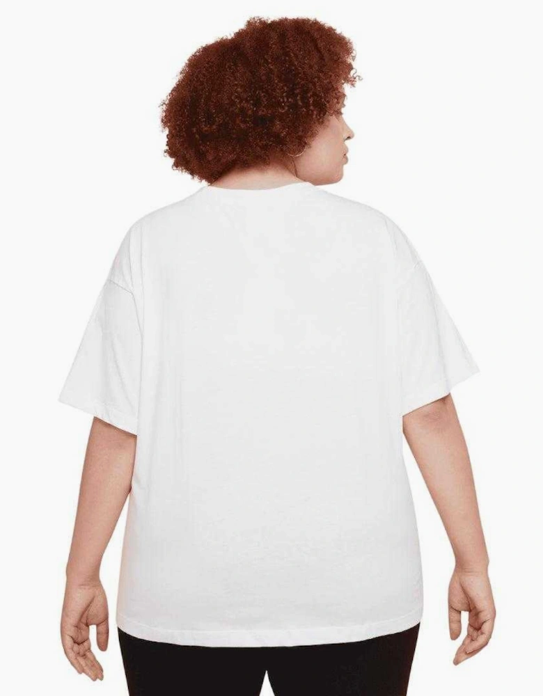 Womens/Ladies Small Logo Plus T-Shirt