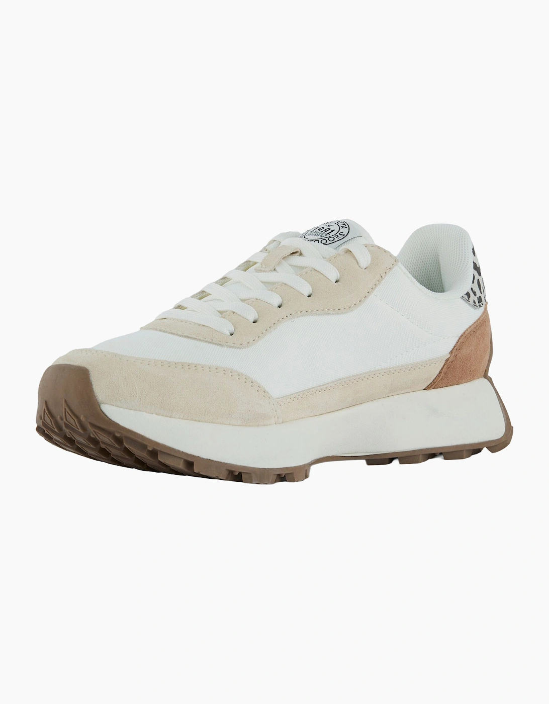 Regatta Womens/Ladies Marine Heritage II Leopard Print Suede Trainers