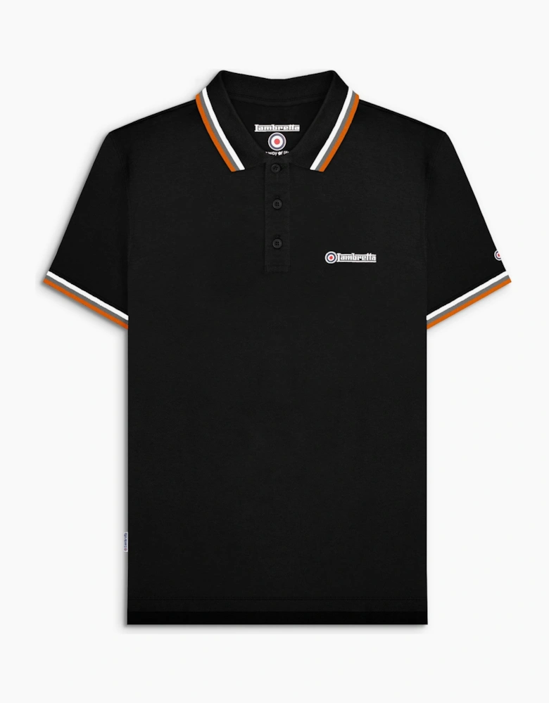 Mens Triple Tipped Retro Polo Shirt