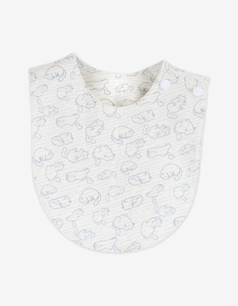 Baby Girls Bib Set in Blue