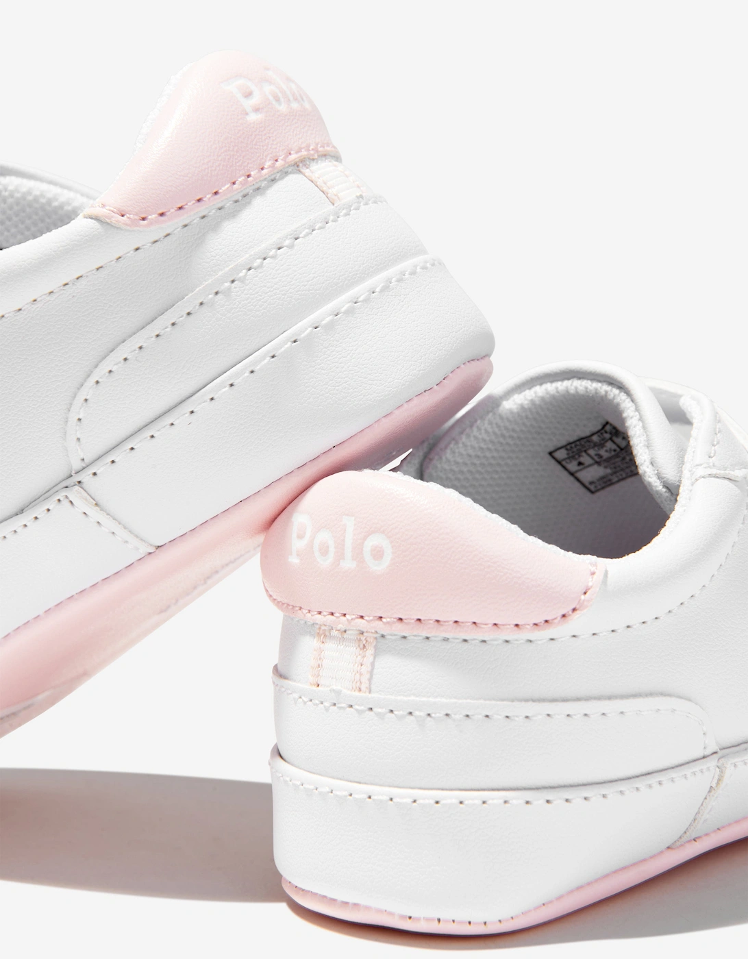 Baby Girls Heritage Court II Trainers in White