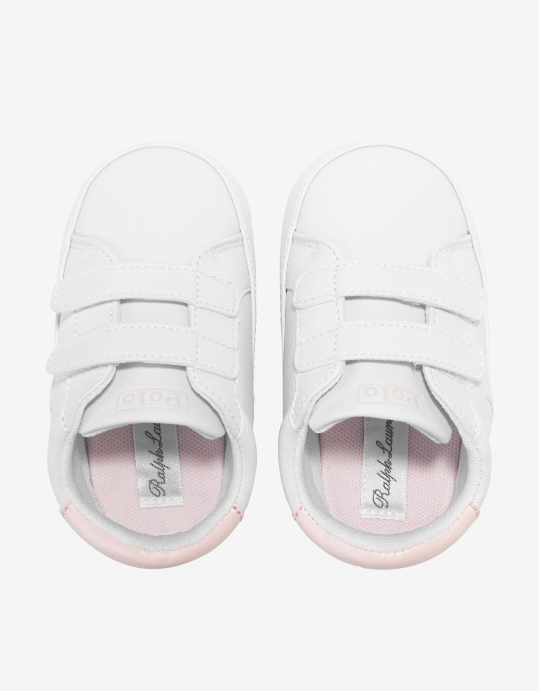 Baby Girls Heritage Court II Trainers in White