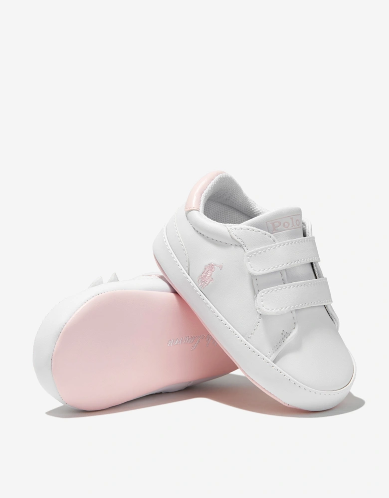 Baby Girls Heritage Court II Trainers in White