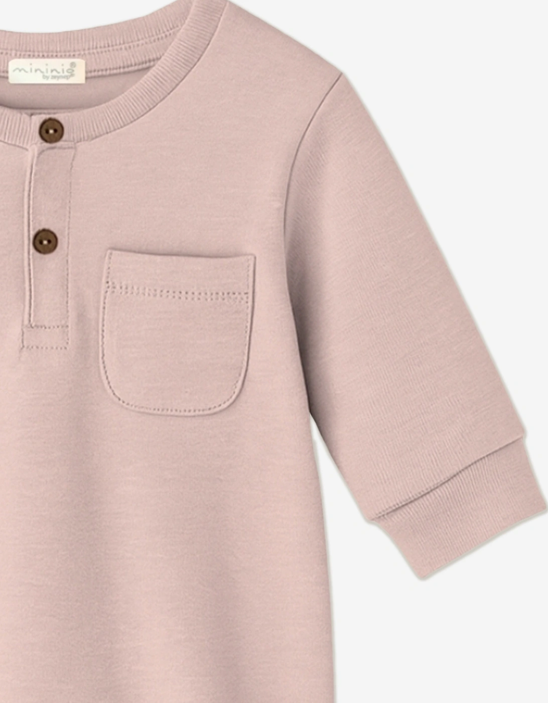 Baby Girls Organic Cotton Romper in Pink