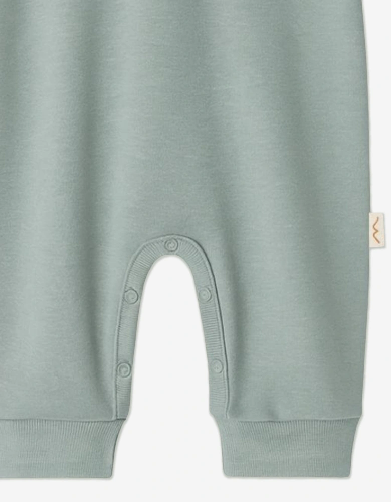 Baby Organic Cotton Romper in Green