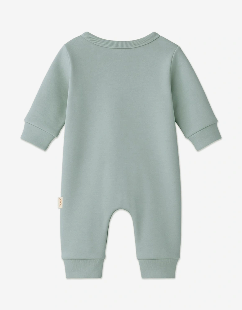 Baby Organic Cotton Romper in Green