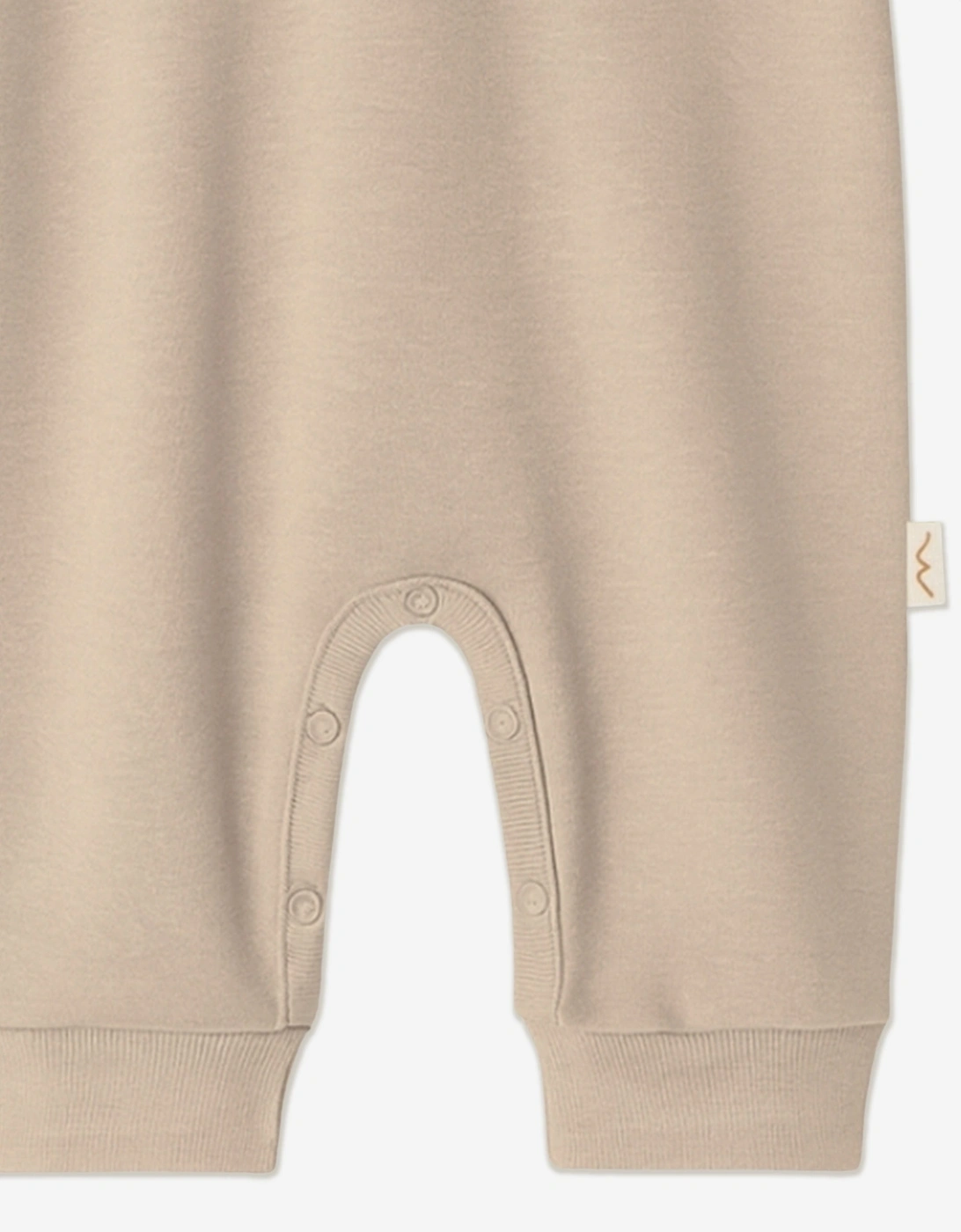 Baby Organic Cotton Romper in Beige