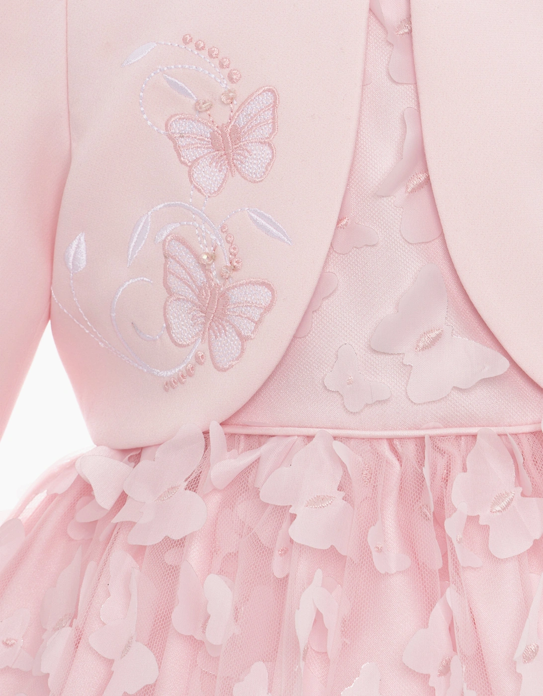 Baby Girls Occasion Dress and Jacket Set in Pink