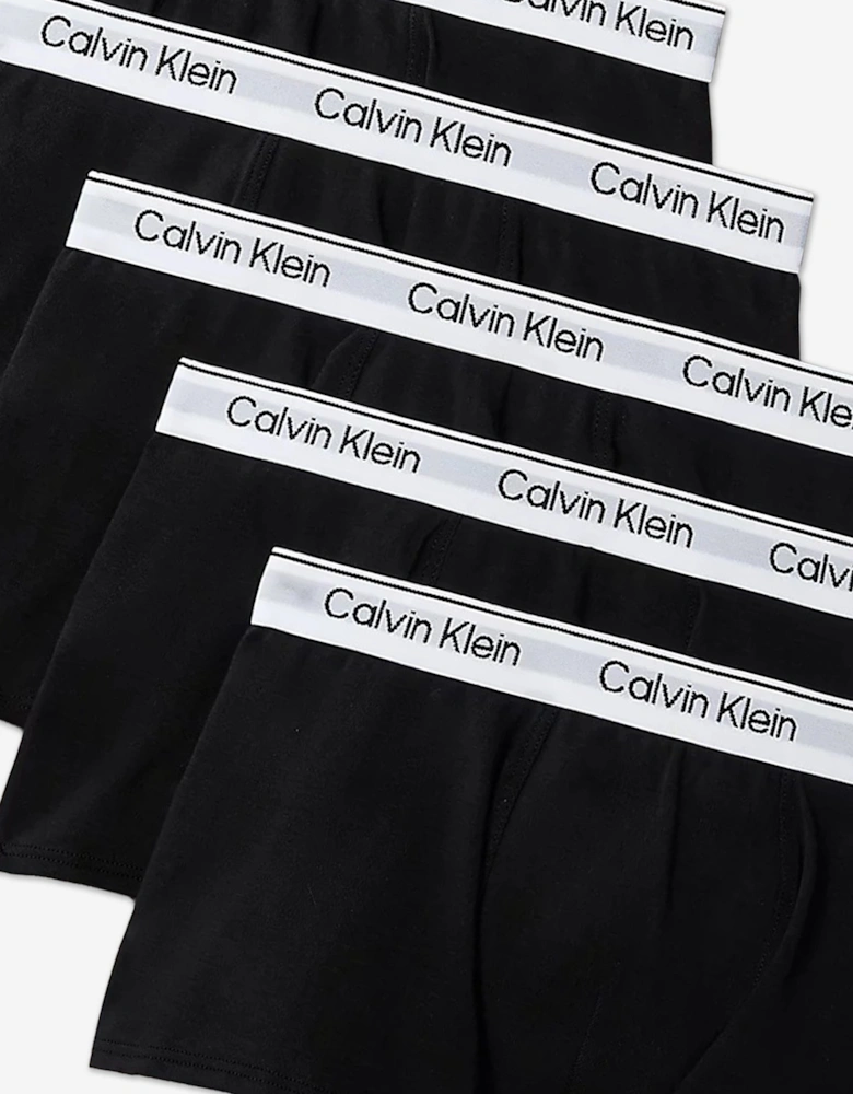 Boys 5 Pack Boxer Shorts Set in Black