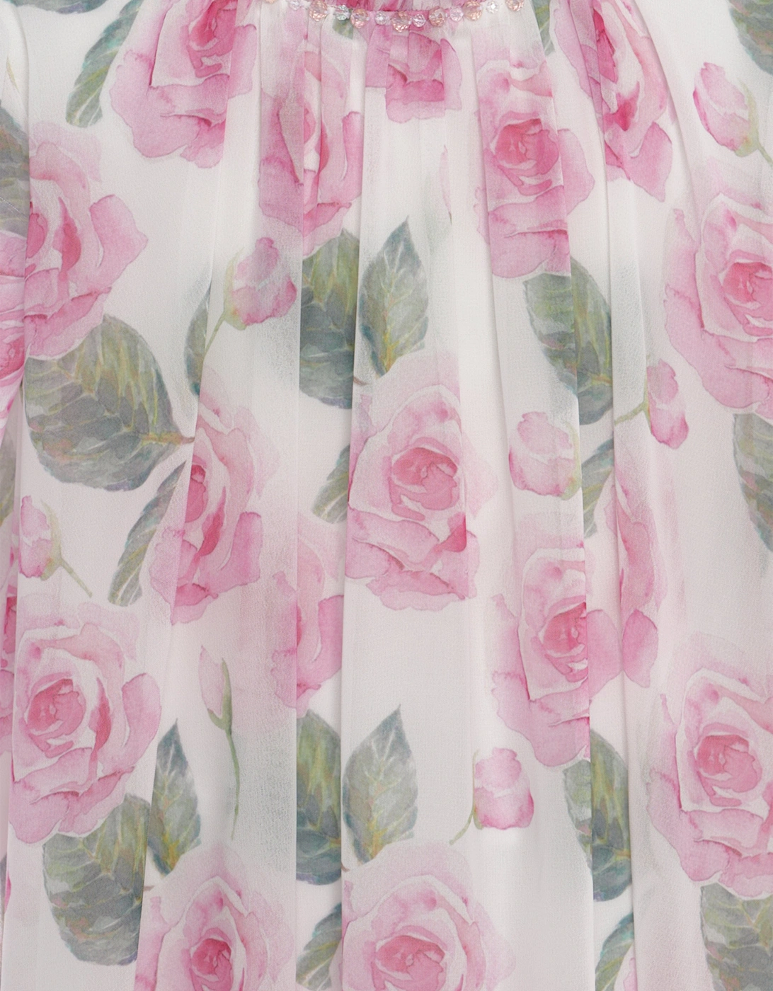 Girls Rose Occasion Dress with Bag in Ivory