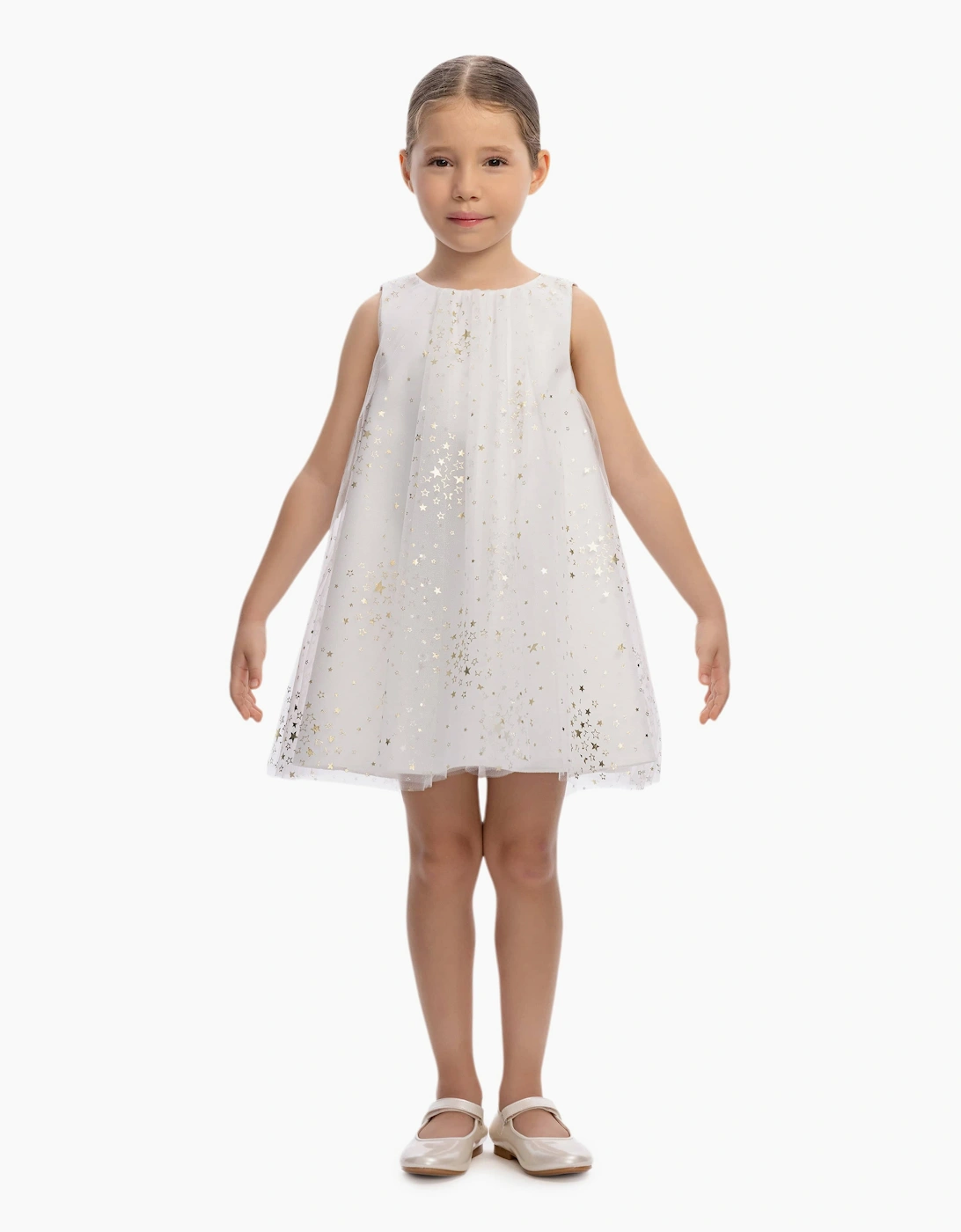 Girls Occasion Dress and Cape Set in Ivory
