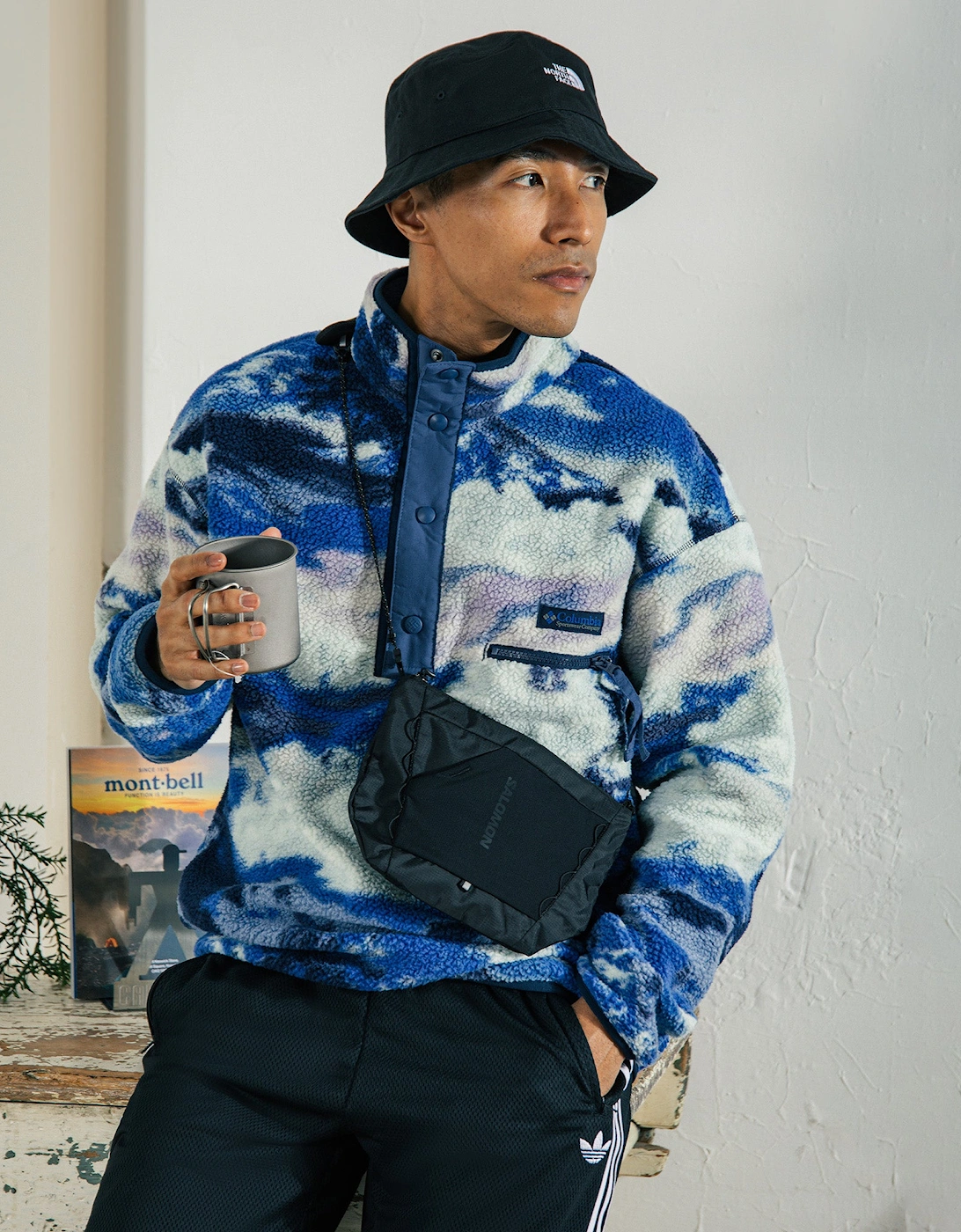 Helvetia II Printed Half Snap Fleece