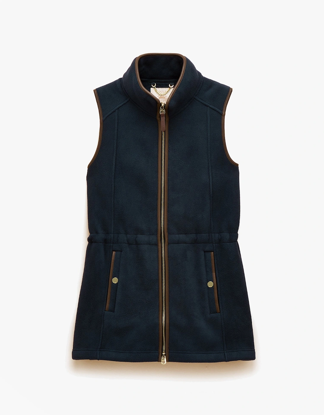 HERITAGE LONGLINE Womens Gilets Navy, 6 of 5
