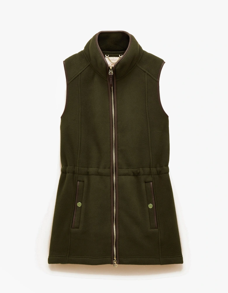 HERITAGE LONGLINE Womens Gilets Green