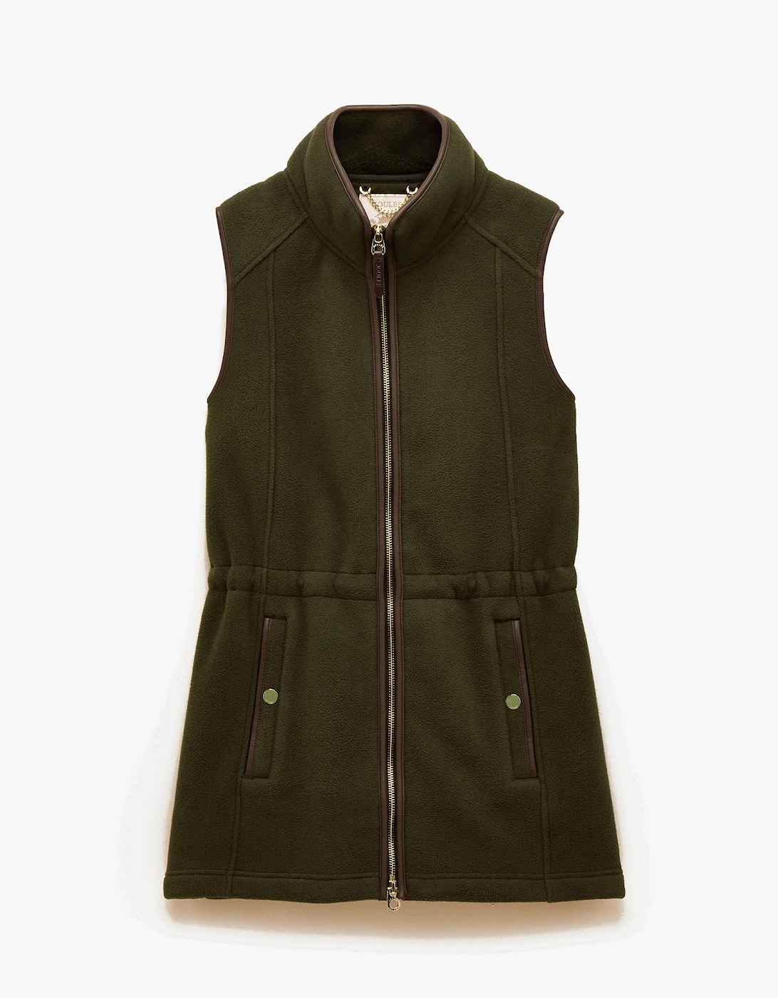 HERITAGE LONGLINE Womens Gilets Green, 7 of 6