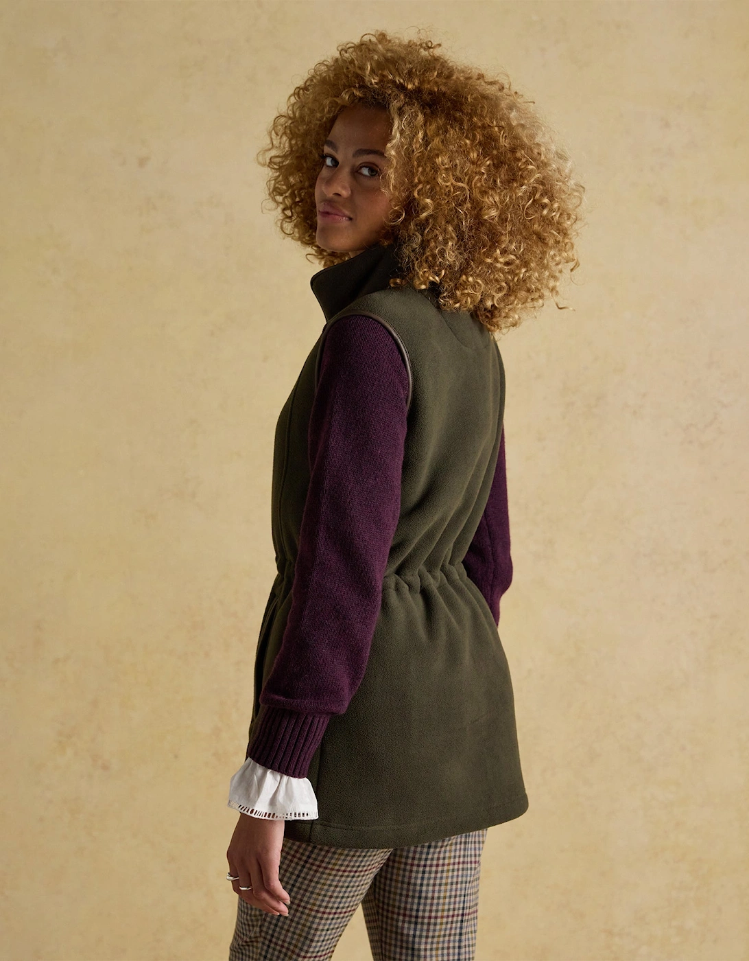 HERITAGE LONGLINE Womens Gilets Green