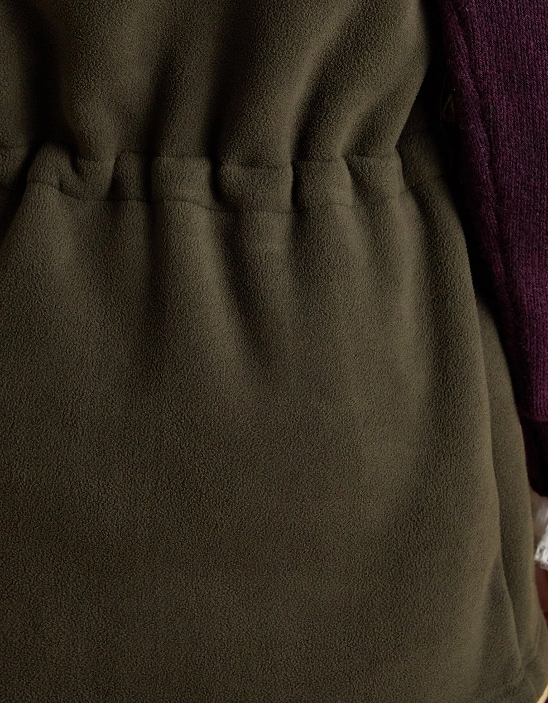 HERITAGE LONGLINE Womens Gilets Green