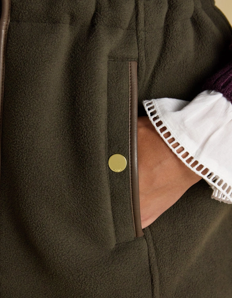 HERITAGE LONGLINE Womens Gilets Green