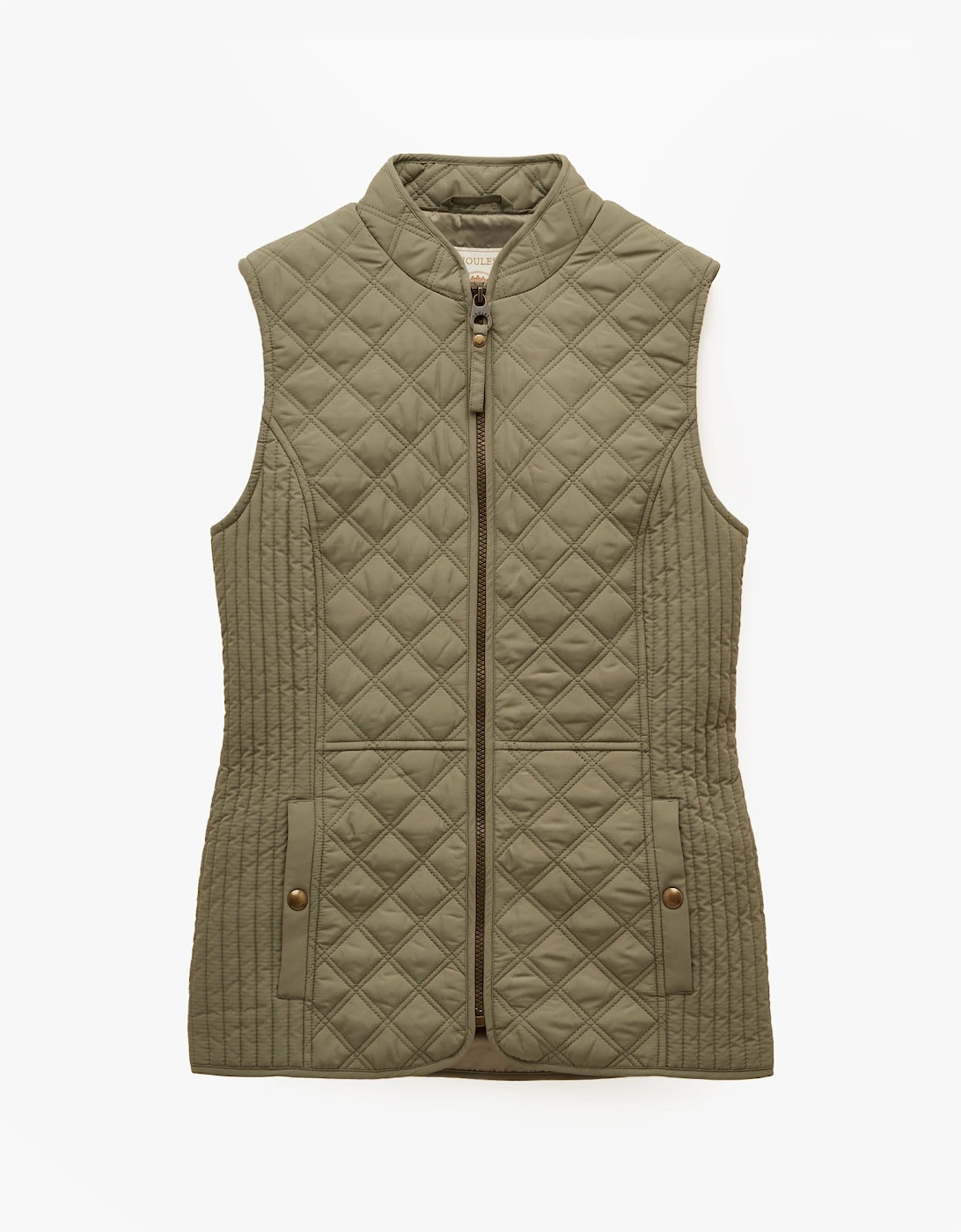 MINX Womens Gilets Khaki Green