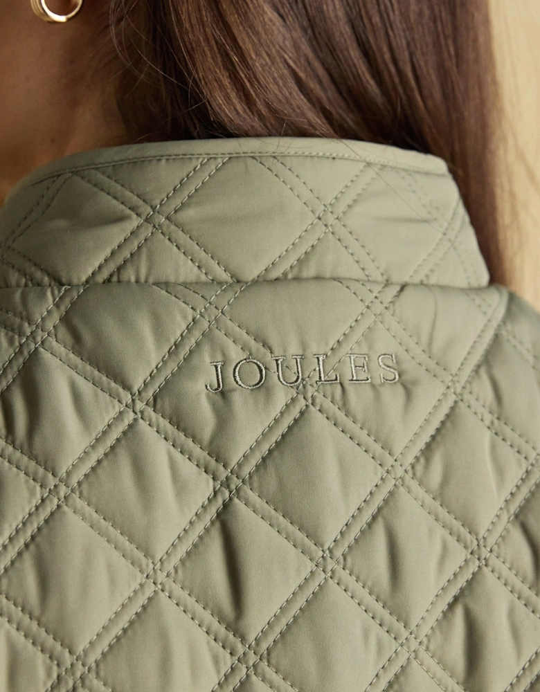 MINX Womens Gilets Khaki Green