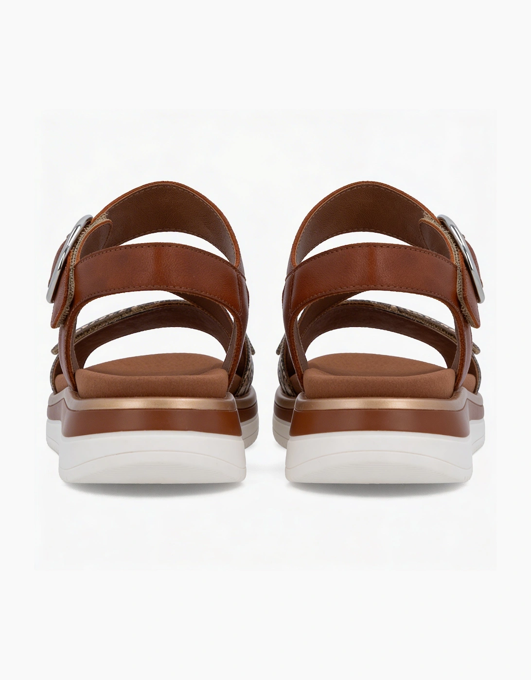 Remonte D1J64 Womens Ankle Strap Sandals Brown
