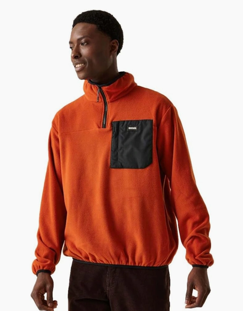 Mens Frankie Half Zip Fleece Top