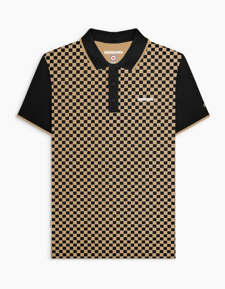 Lambretta Mens Two Tone Polo Shirt