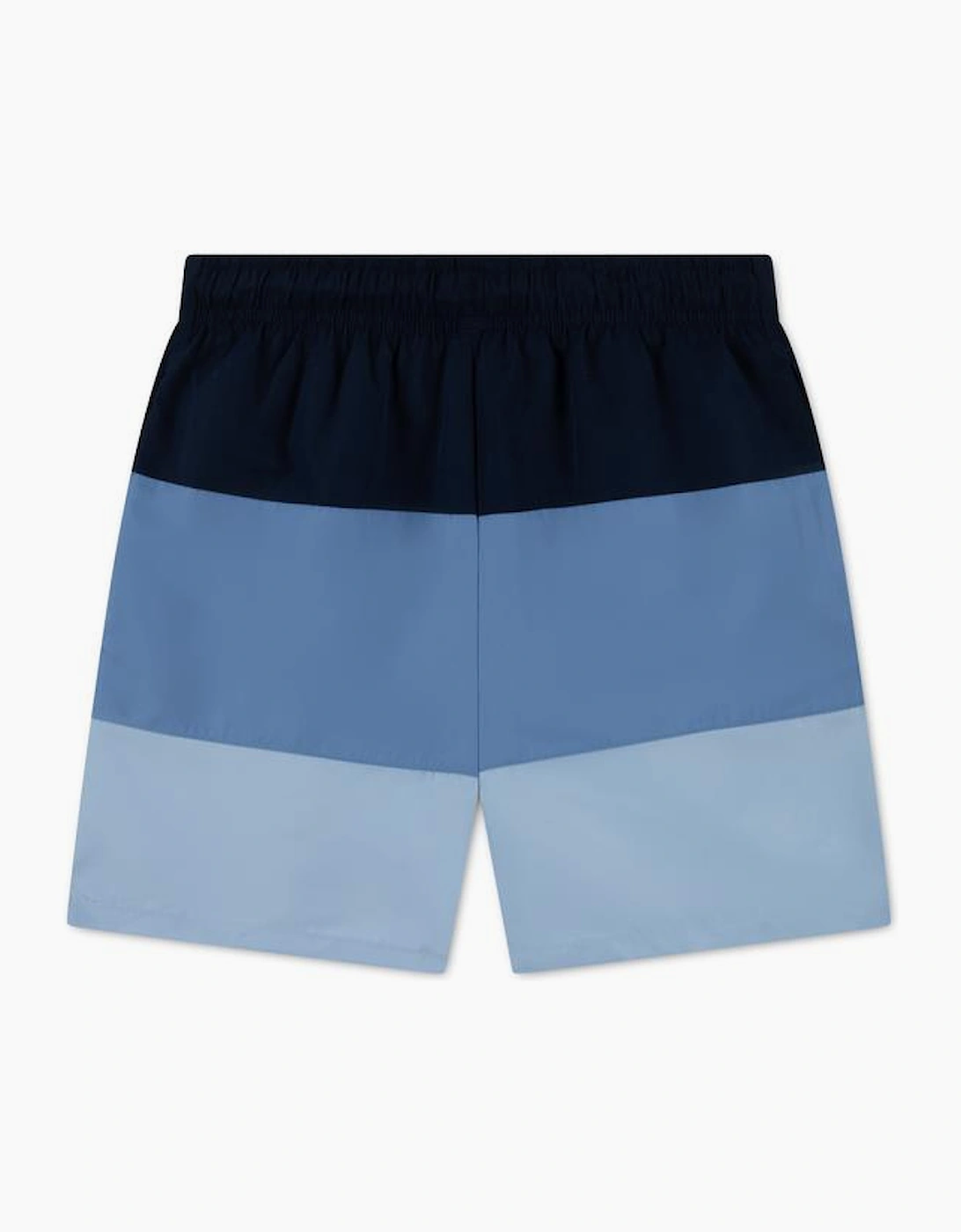 BOYS BLUE COLOUR BLOCK SWIM SHORTS 847464