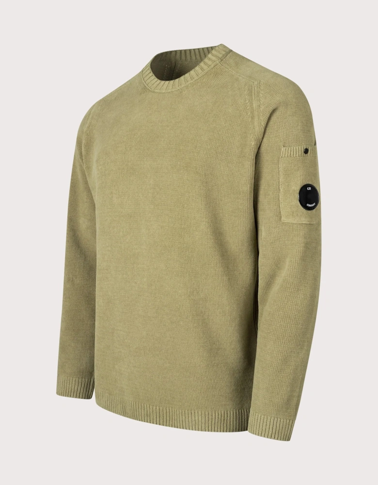 Cotton Chenille Crewneck Lens Jumper
