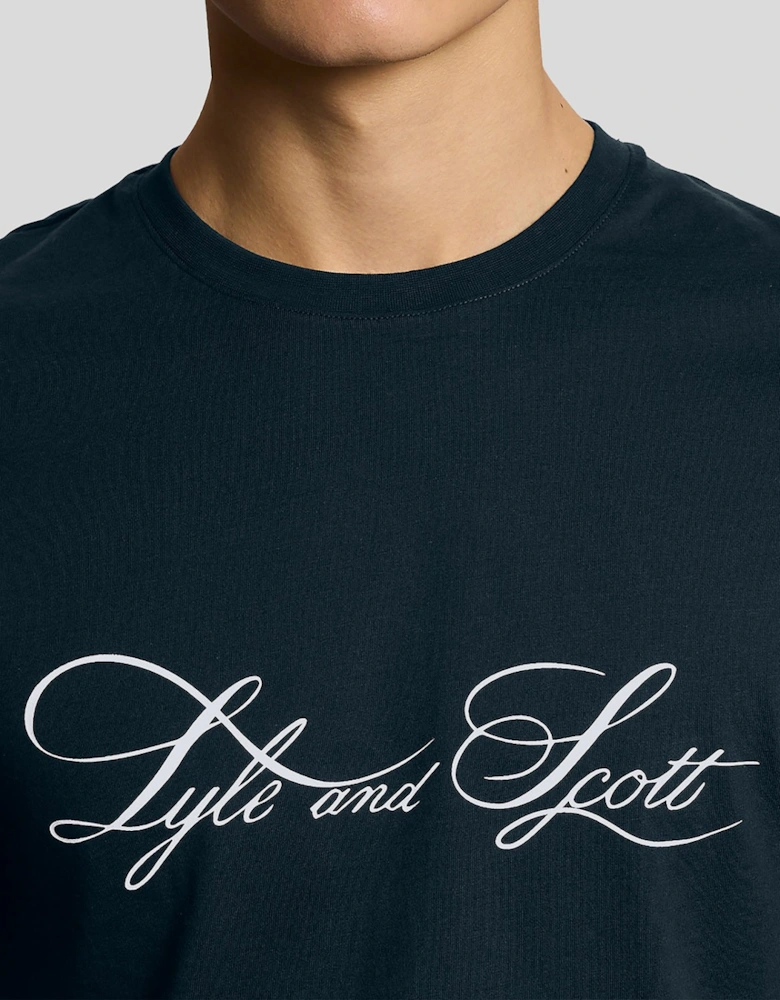 Superfine Cotton Graphic Logo T-Shirt