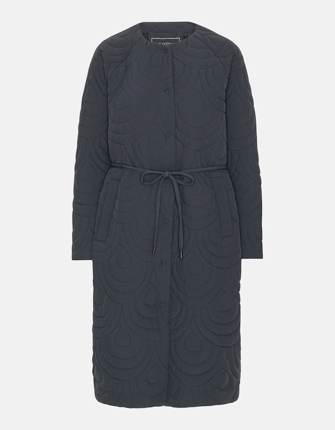 Blossom long quilted coat