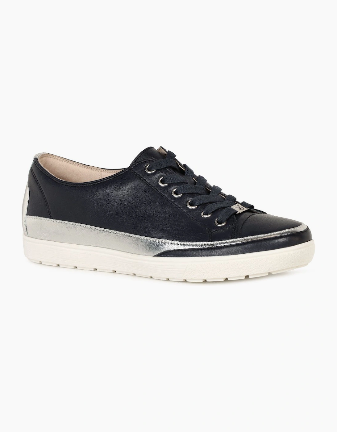 Caprice Women's Black Star Casual Lace Up Trainers  Size 5.5