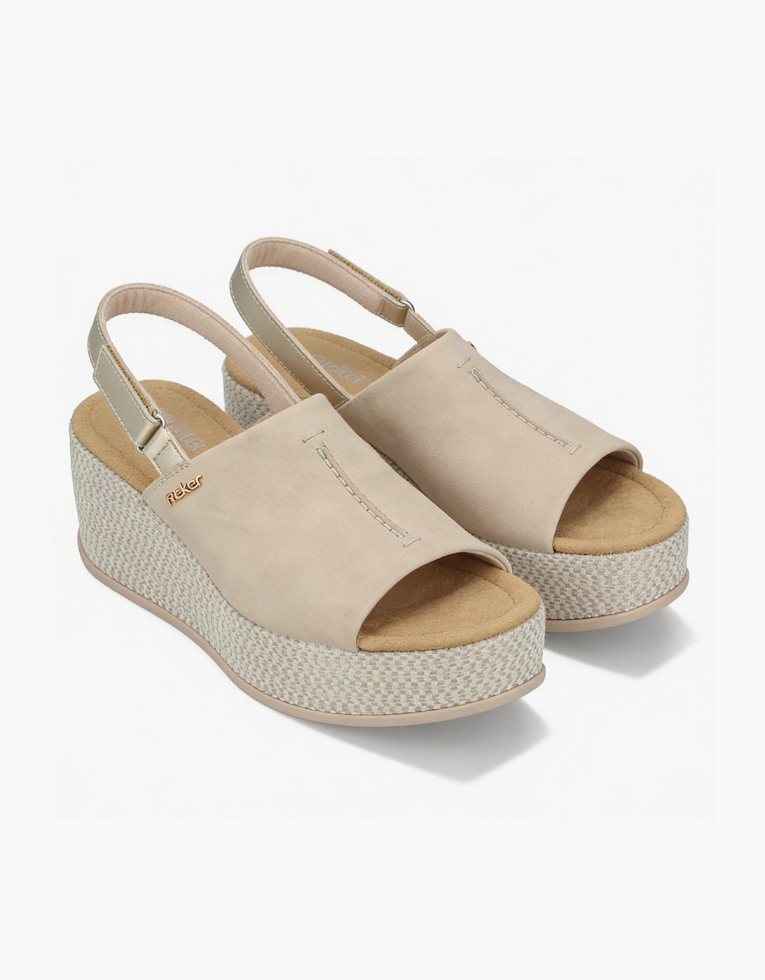 69460 Womens Slingback Sandals Navy Multi