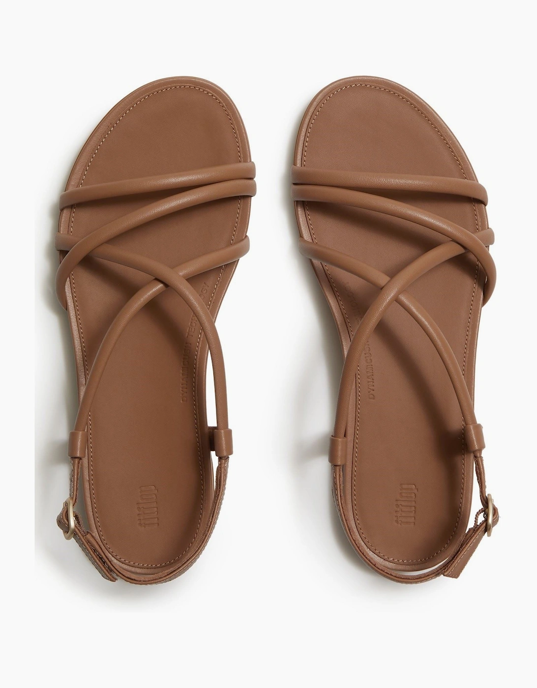 Gracie Crystal Leather Women's Classic Tan Sandals
