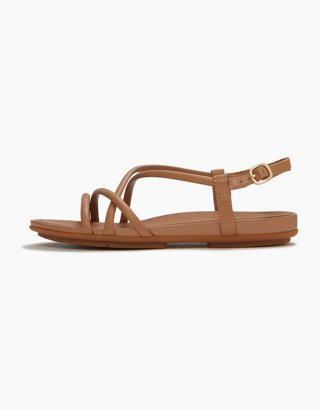 Gracie Crystal Leather Women's Classic Tan Sandals