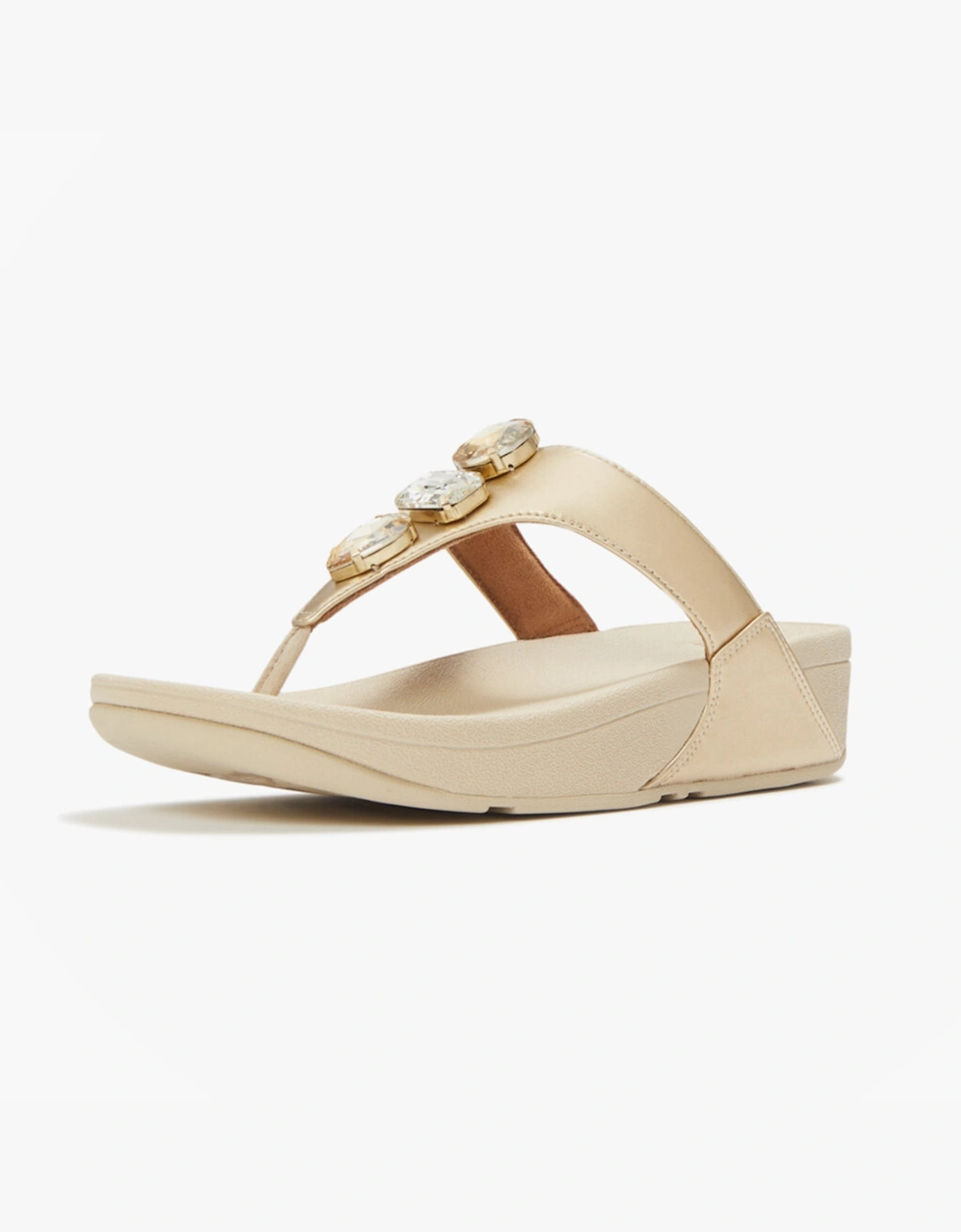 LULU ULTRA Womens Toe-Post Sandals Platino