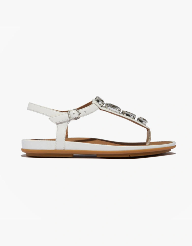 GRACIE ULTRA Womens Ankle Strap Sandals Urban White