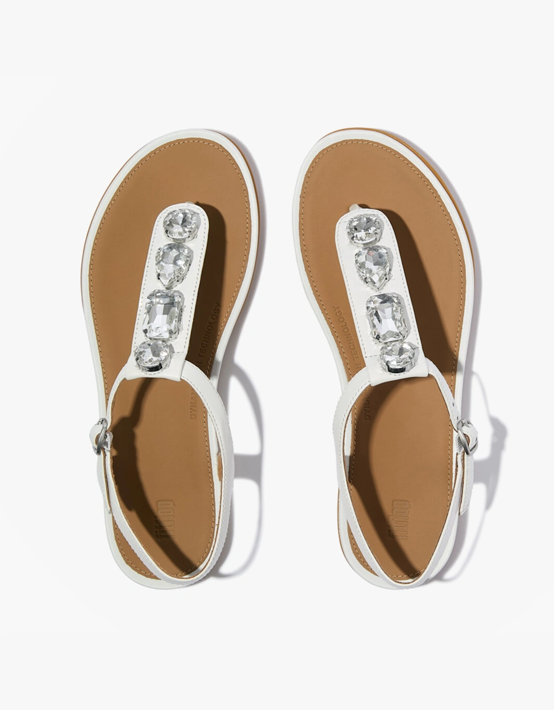 GRACIE ULTRA Womens Ankle Strap Sandals Urban White