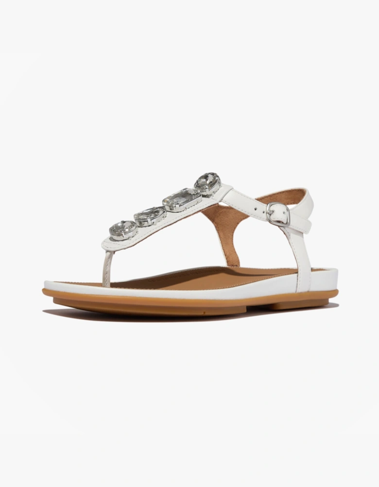 GRACIE ULTRA Womens Ankle Strap Sandals Urban White