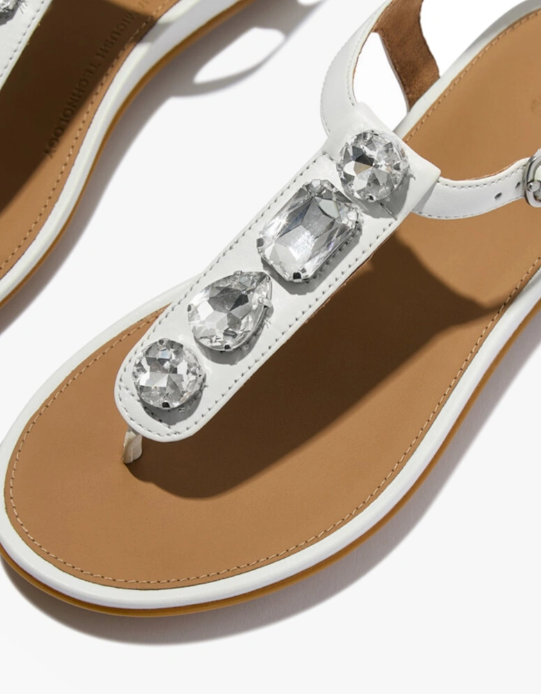 GRACIE ULTRA Womens Ankle Strap Sandals Urban White