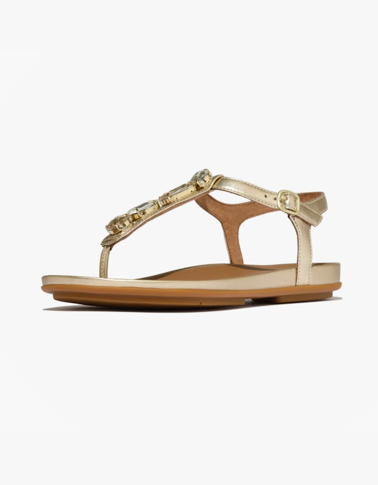 GRACIE ULTRA Womens Ankle Strap Sandals Platino