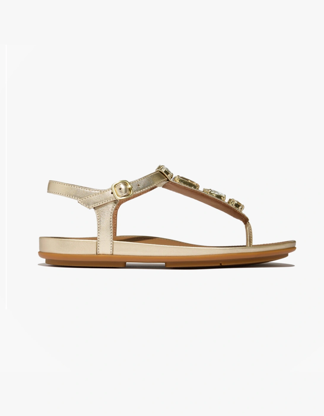 GRACIE ULTRA Womens Ankle Strap Sandals Platino