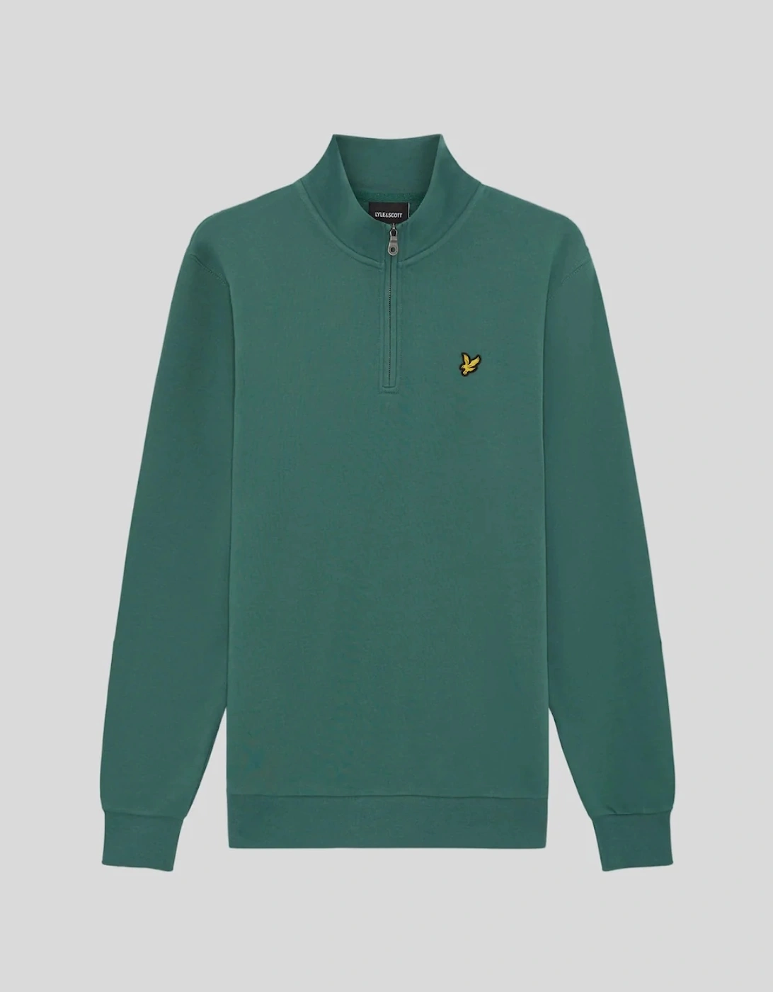 Lyle & Scott Loopback Quarter-Zip Sweatshirt - Everglade, 2 of 1