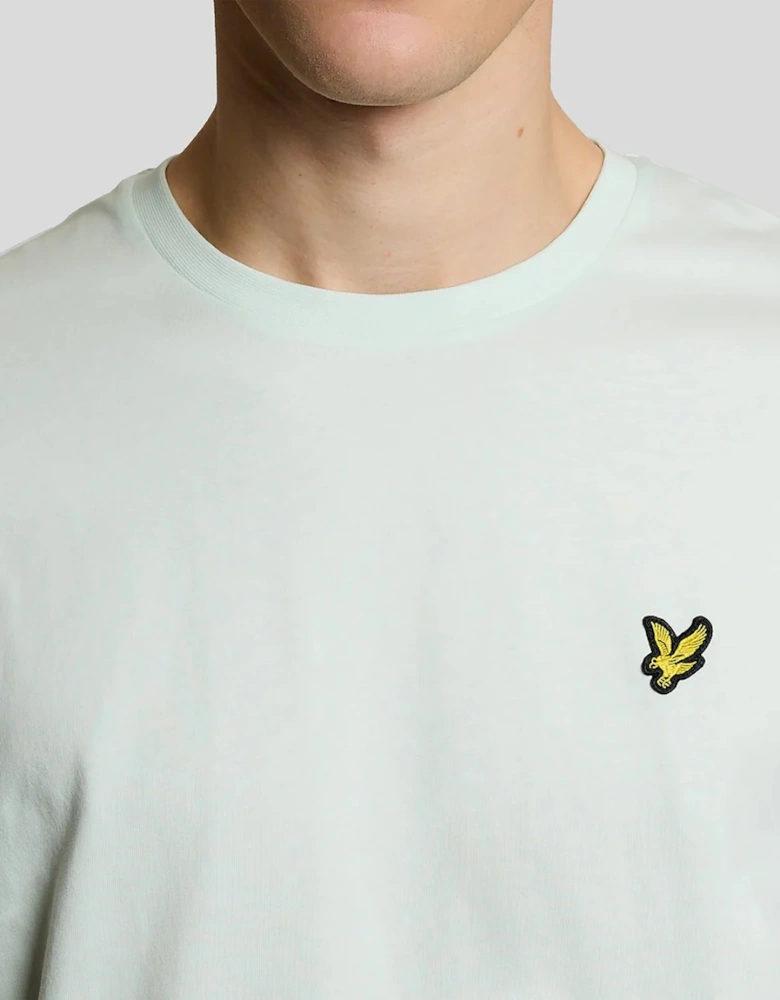 Lyle & Scott Cotton Crew Neck T-Shirt - Blue Ice