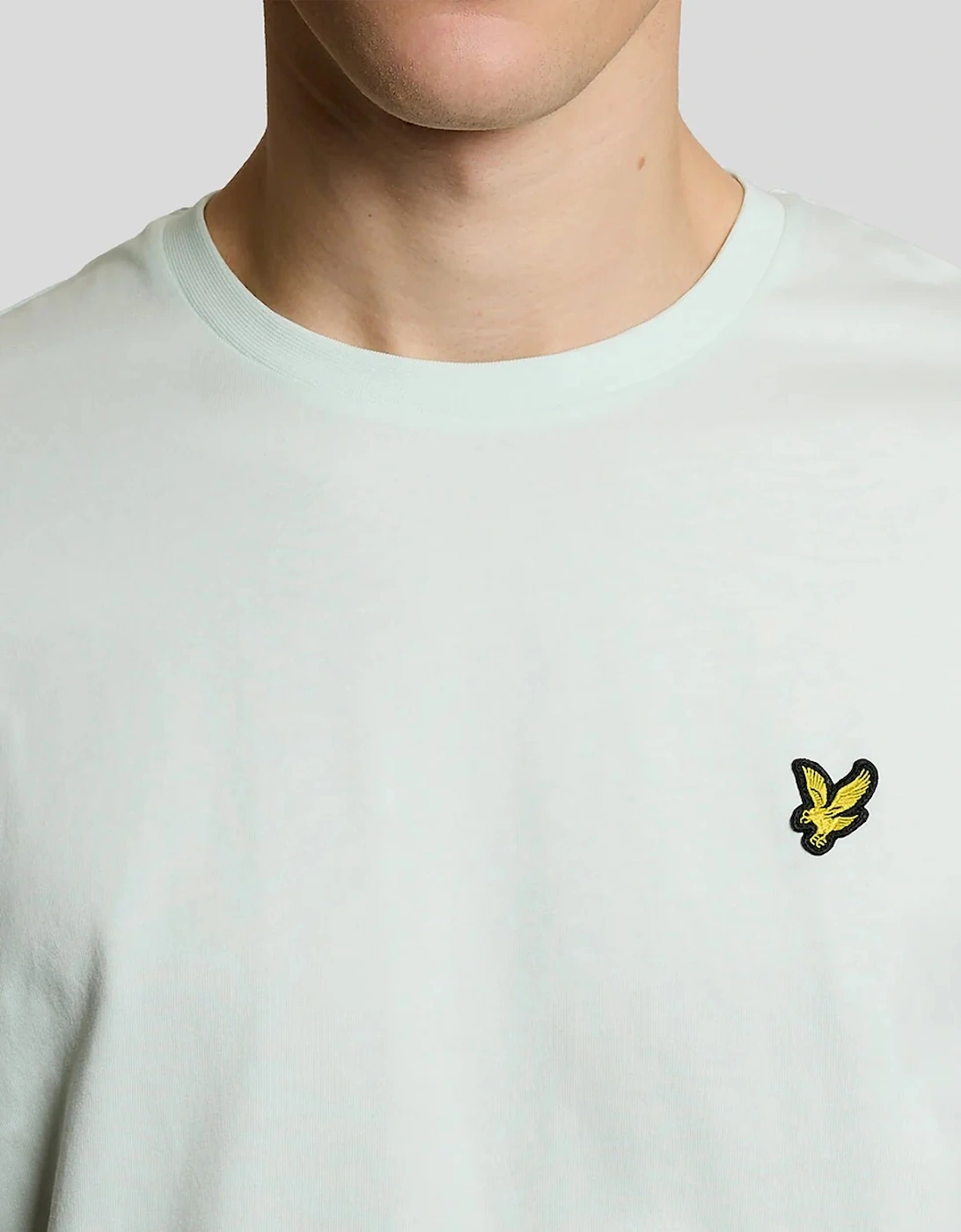 Lyle & Scott Cotton Crew Neck T-Shirt - Blue Ice