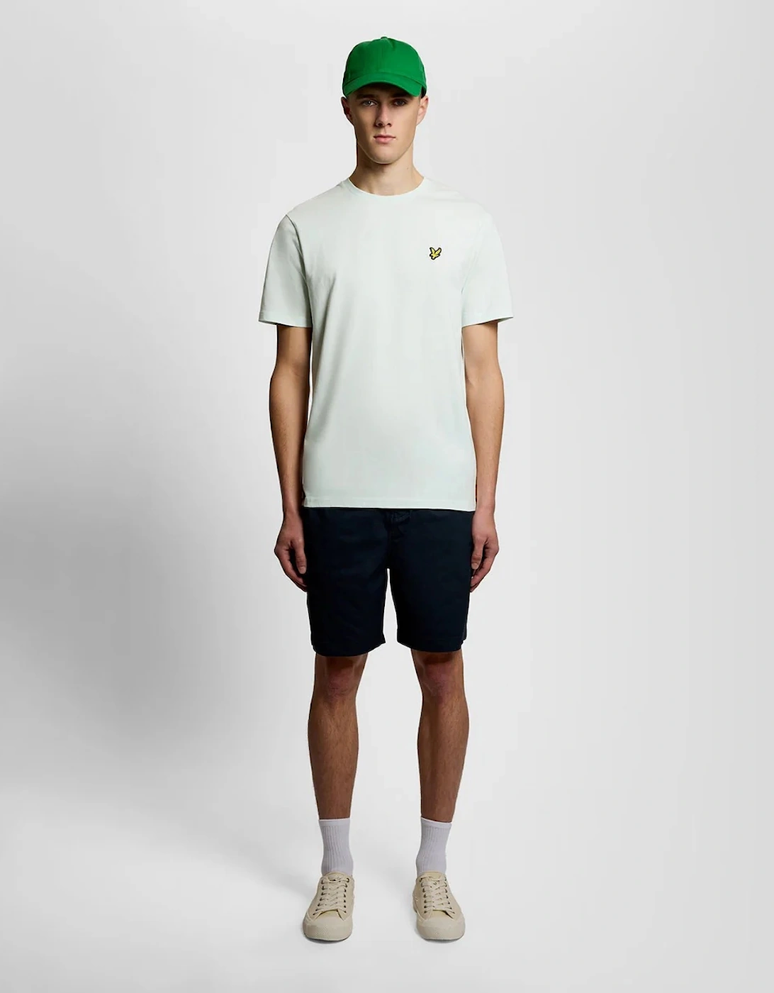 Lyle & Scott Cotton Crew Neck T-Shirt - Blue Ice