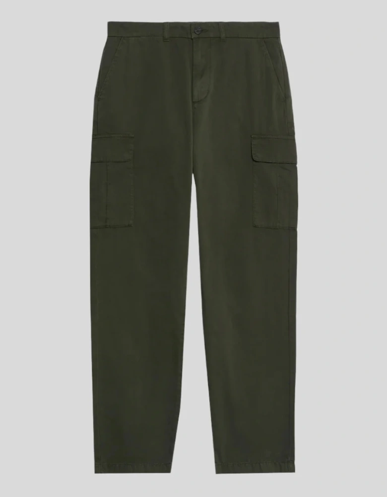 Lyle & Scott Regular Fit Cargo Pocket Trousers - Olive