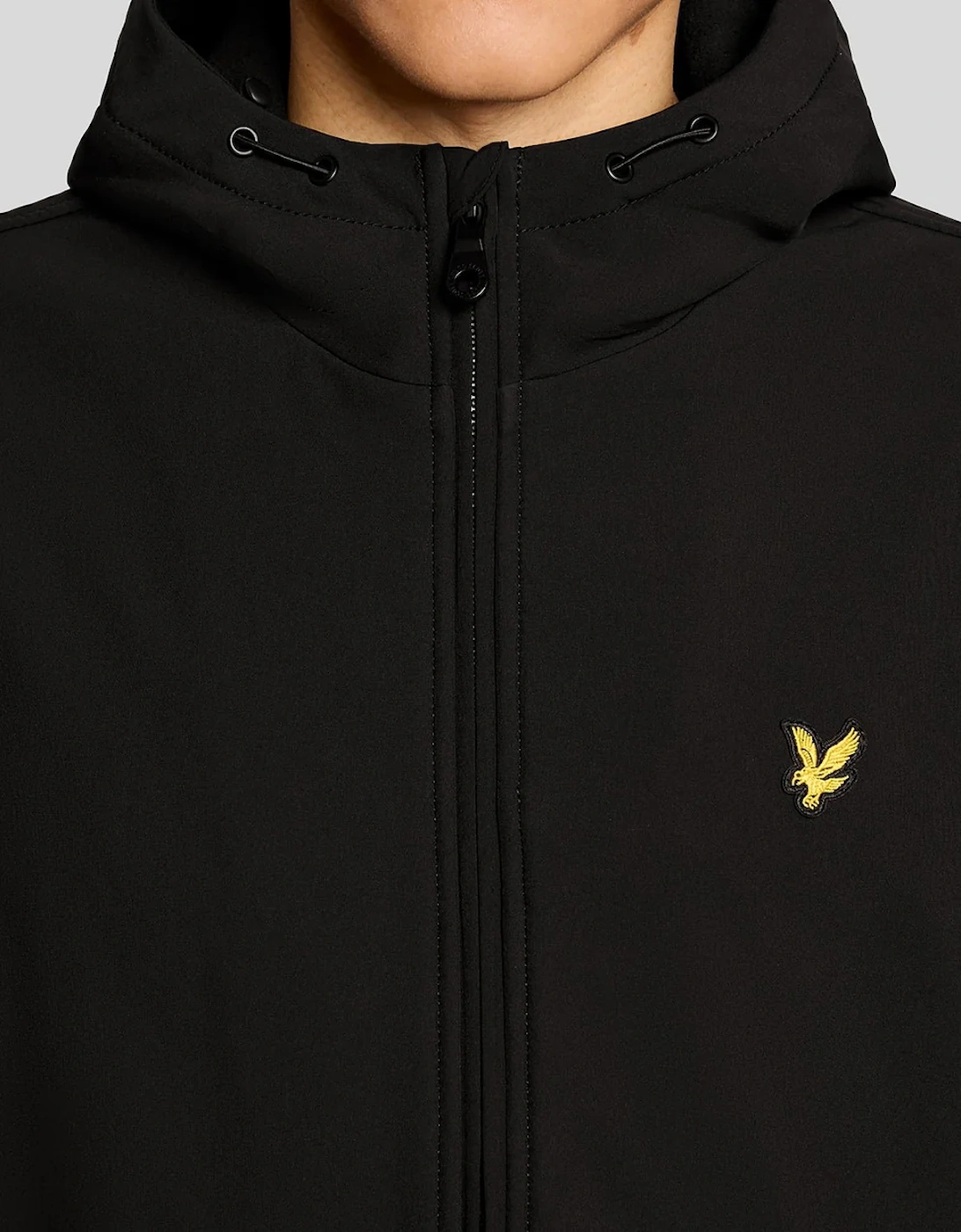 Lyle & Scott Fleece Back Softshell Jacket - Black
