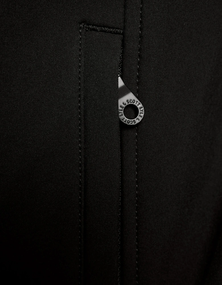 Lyle & Scott Fleece Back Softshell Jacket - Black